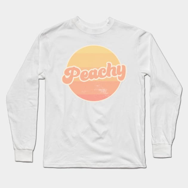 Peachy Long Sleeve T-Shirt by Vintage Dream